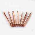 5/8" Solid Copper Bonded Steel Earth Rod copper bond clad ground rods 16mm for earthing system lightning protection